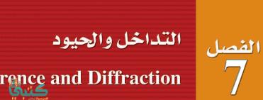 الفصل 7 التداخل والحيود